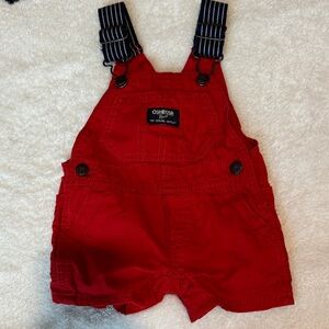 OshKosh B'gosh Vibrant Red Kids Overalls